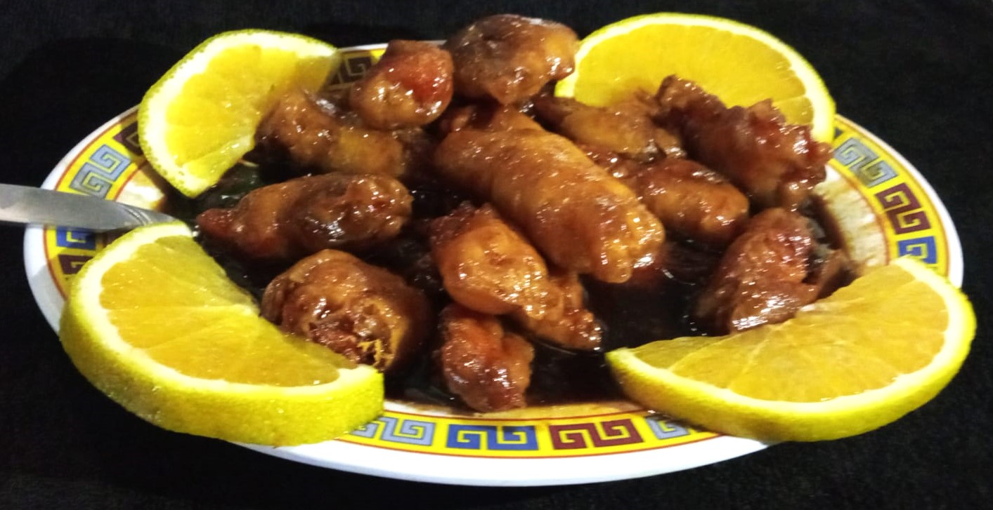 Pollo a la naranja